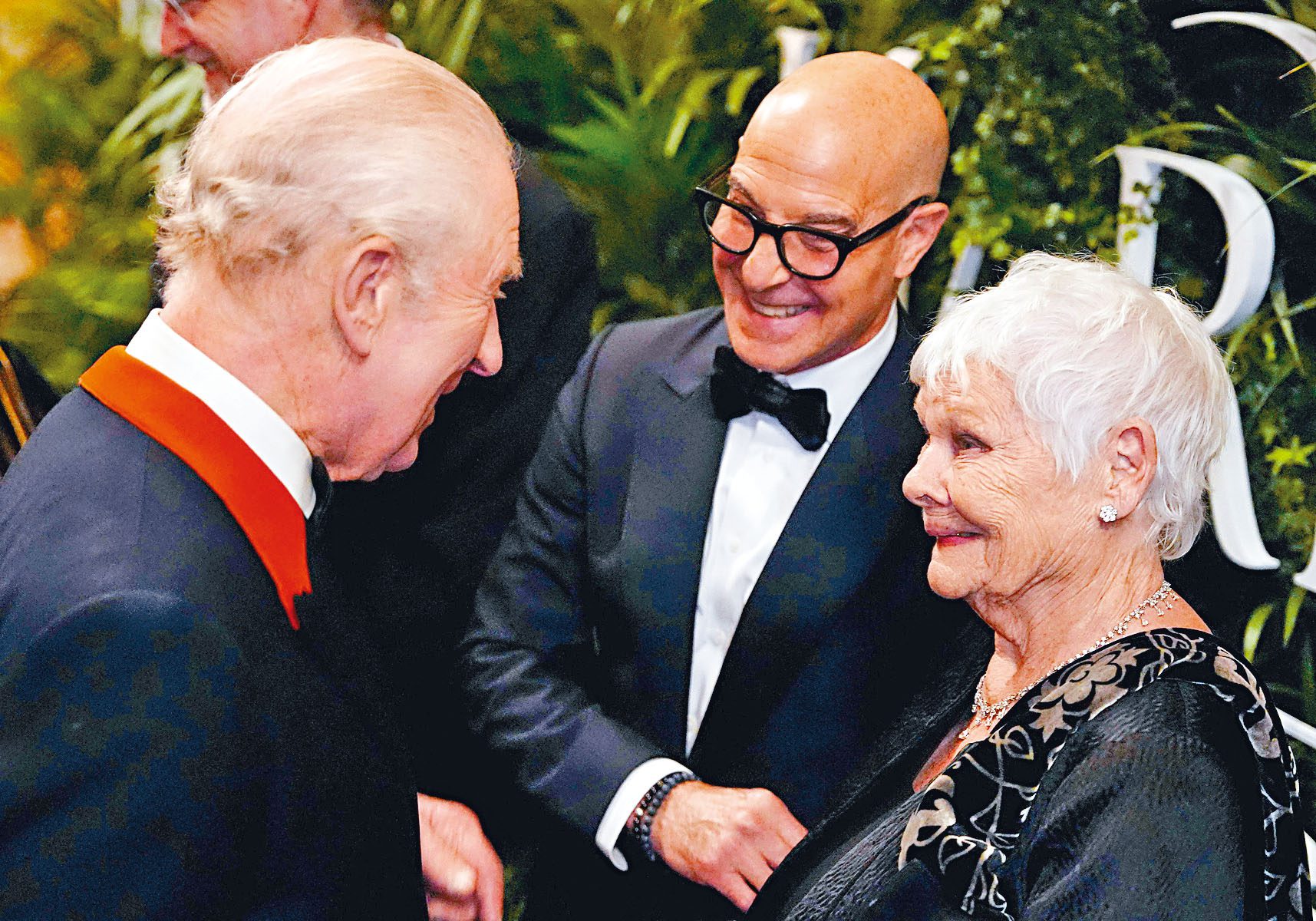 茱迪丹茲被指幾近失明，卻罕有亮相見英皇查理斯三世。法新社