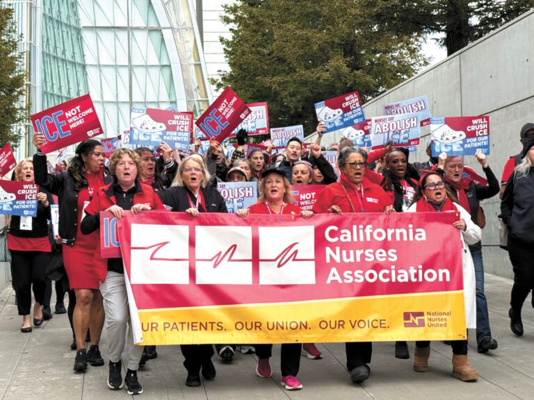 加州護士工會屋崙大遊行反ICE