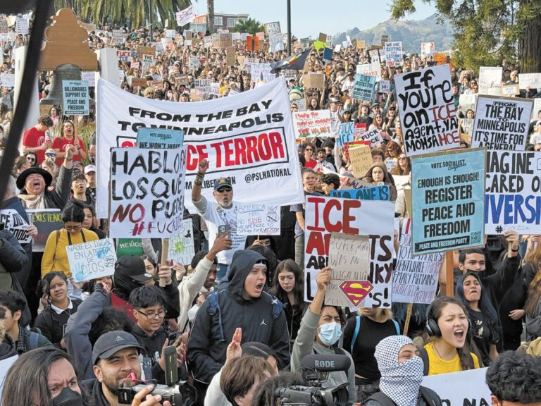 三藩市全市大規模罷工罷課反ICE