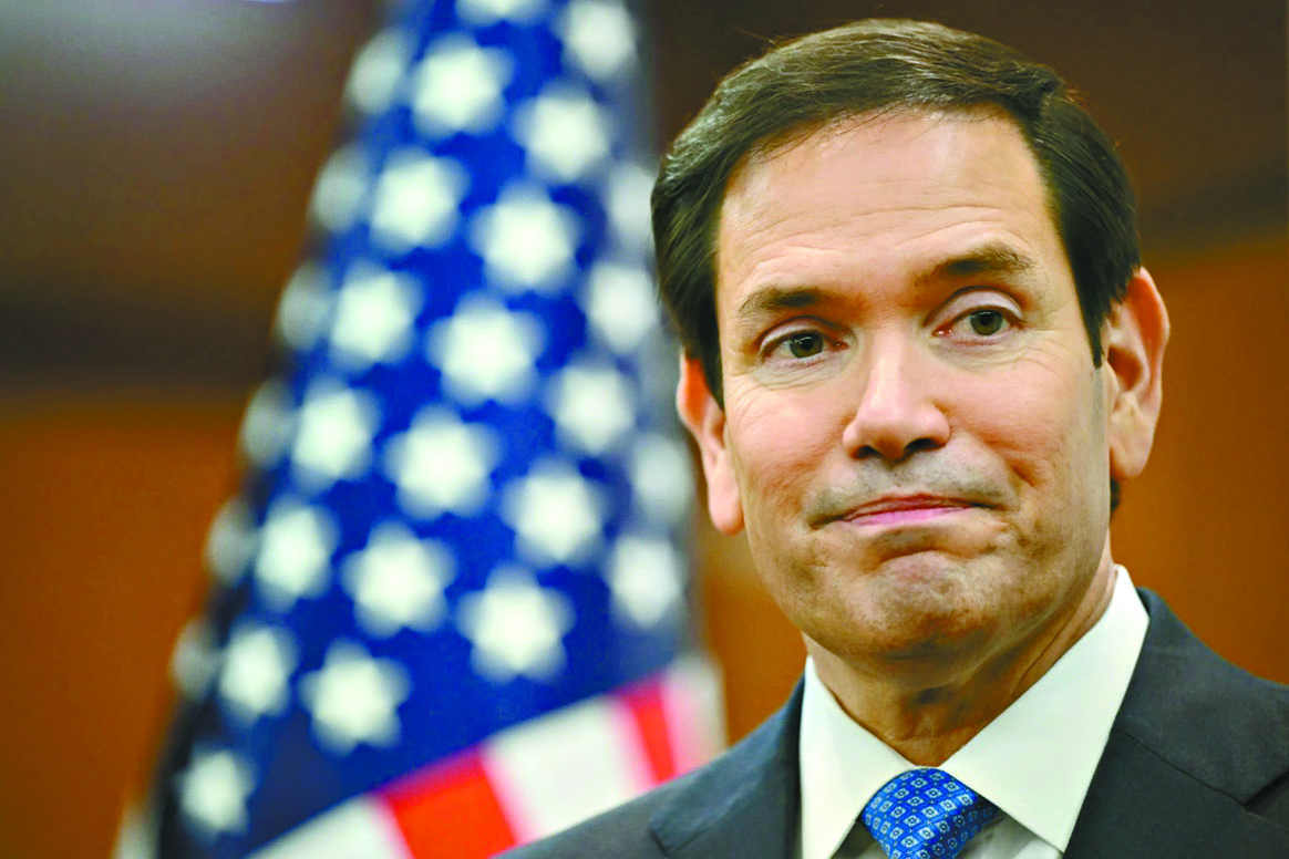 國務院6日在簽證保證金名單上再增25國，使其達到38個國家。圖為美國國務卿魯比奧。美聯社