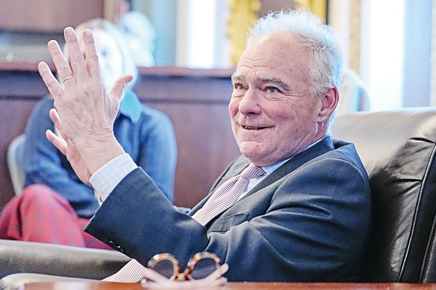 決議案的強力推動者、維珍尼亞州聯邦參議員凱恩。美聯社