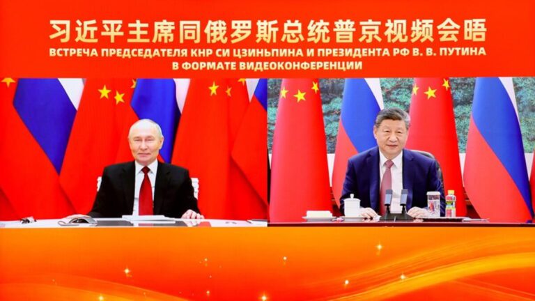 習近平與普京視像會談　堅定捍衛二戰勝利成果加強中俄合作