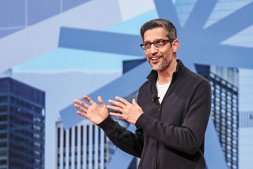 Alphabet與Google執行長皮查伊表示，公司已提高支出預測。路透社