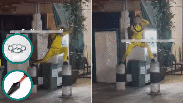 Cos李小龍舞雙節棍出事！中國武術教練新加坡街頭表演 被判囚26周兼罰款