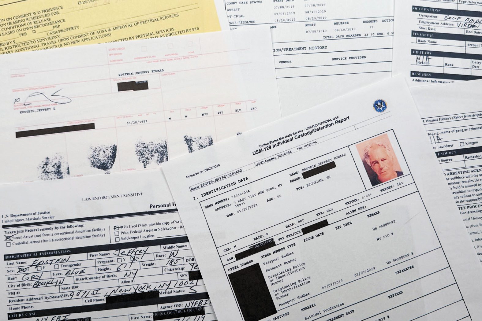 檢方公布最新一批愛潑斯坦檔案中的文件。美聯社