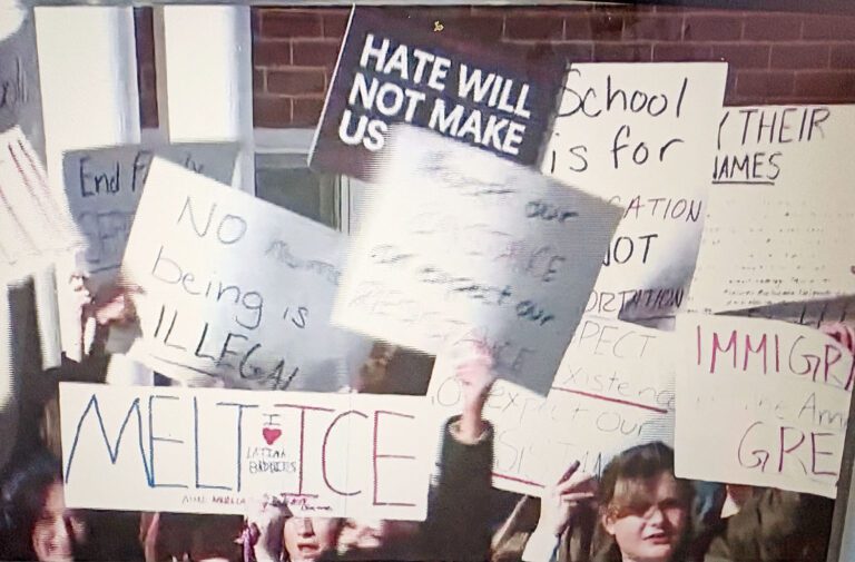 長島蘇福縣高中學生和平罷課示威