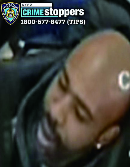 圖為涉案男嫌。 NYPD